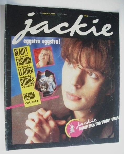 Jackie magazine - 29 March 1986 (Issue 1160 - Ian McCulloch cover)