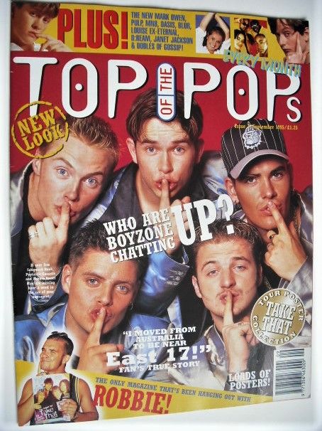 <!--1995-09-->Top Of The Pops magazine - Boyzone cover (September 1995)