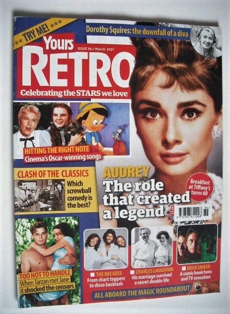 Yours Retro magazine - Audrey Hepburn cover (Issue 36)