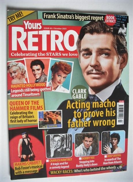 Yours Retro magazine - Clark Gable cover (Issue 43)