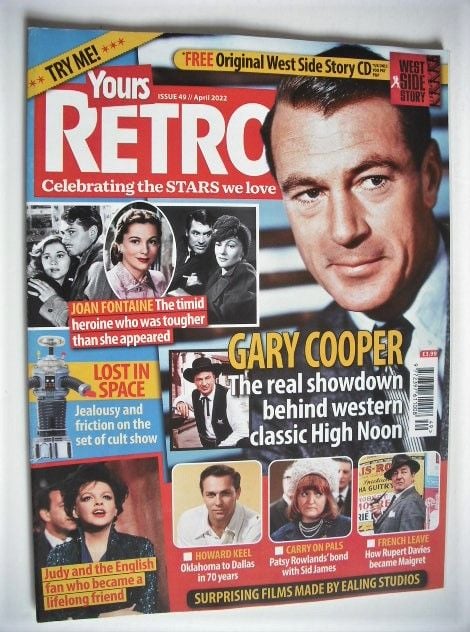Yours Retro magazine - Gary Cooper cover (Issue 49)