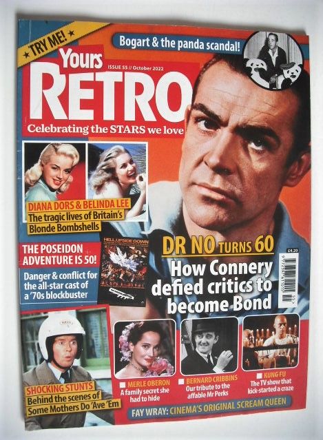 <!--2022-10-->Yours Retro magazine - Sean Connery cover (Issue 55)