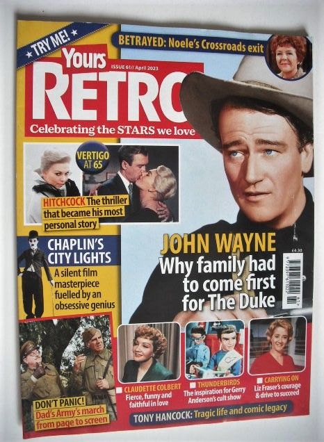 Yours Retro magazine - John Wayne cover (Issue 61)