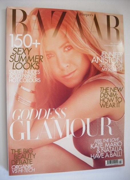 Harper's Bazaar magazine - May 2010 - Jennifer Aniston cover