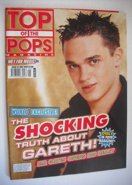 Top Of The Pops magazine - Gareth Gates cover (May 2002)