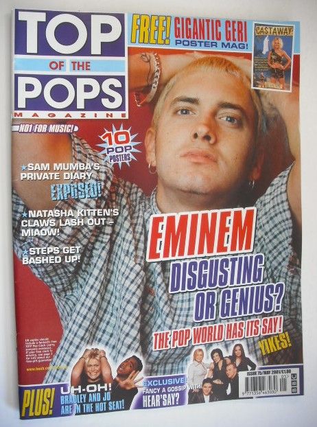 Top Of The Pops magazine - Eminem cover (May 2001)
