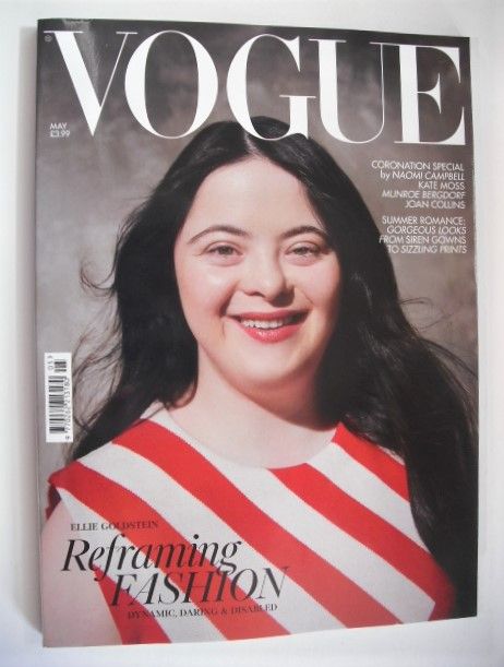 <!--2023-05-->British Vogue magazine - May 2023 - Ellie Goldstein cover