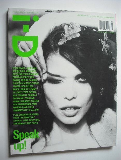 <!--2003-08-->i-D magazine - Louise Pedersen cover (August 2003 - Issue 234