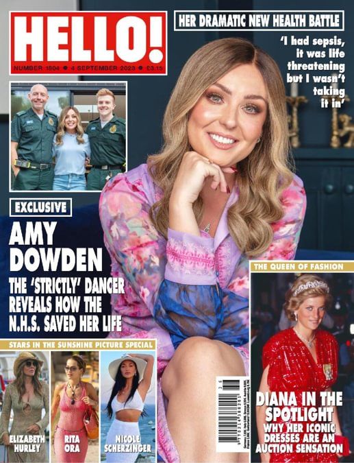 <!--2023-09-04-->Hello! magazine - Amy Dowden cover (4 September 2023 - Iss