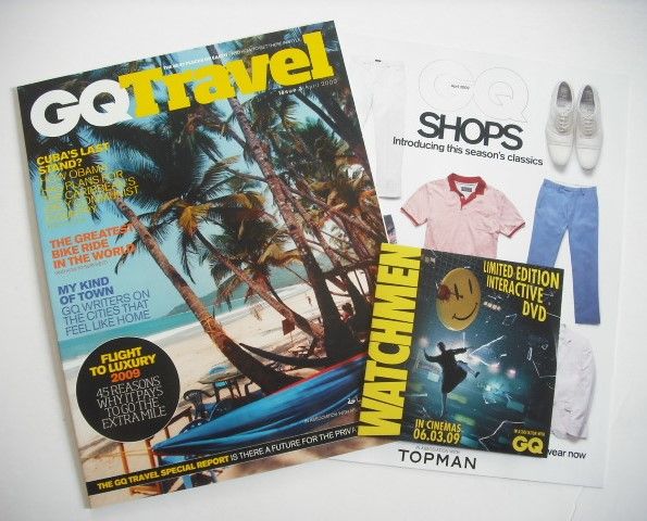 British GQ magazine - April 2009 - Clive Owen cover