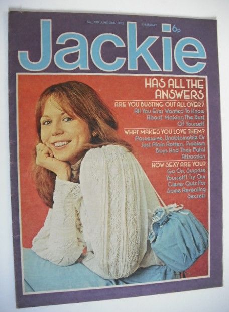 Jackie magazine - 28 June 1975 (Issue 599)