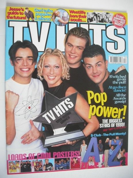 <!--1999-12-->TV Hits magazine - December 1999 - Pop Power cover