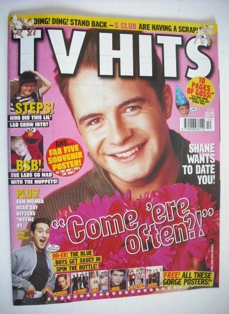 TV Hits magazine - December 2001 - Shane Filan cover
