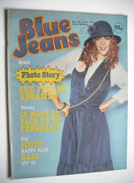 <!--1979-02-03-->Blue Jeans magazine - Leslie Ash cover (3 February 1979 - 