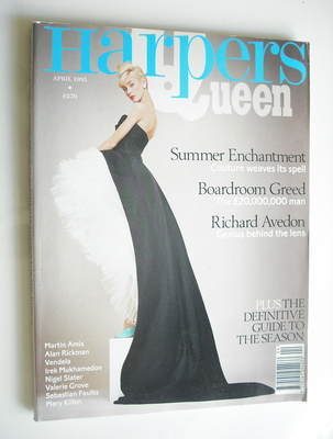 British Harpers & Queen magazine - April 1995