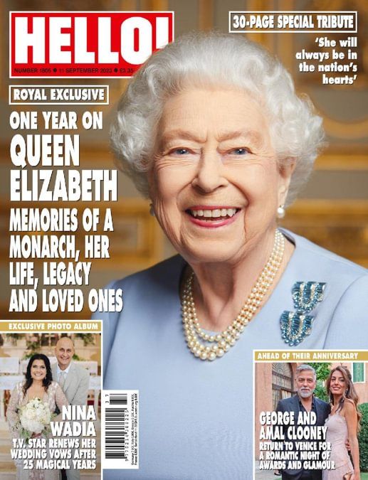 Hello! magazine - Queen Elizabeth II cover (11 September 2023 - Issue 1805)