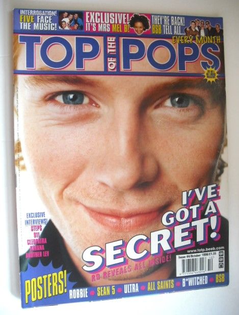 <!--1998-10-->Top Of The Pops magazine - Ronan Keating cover (October 1998)