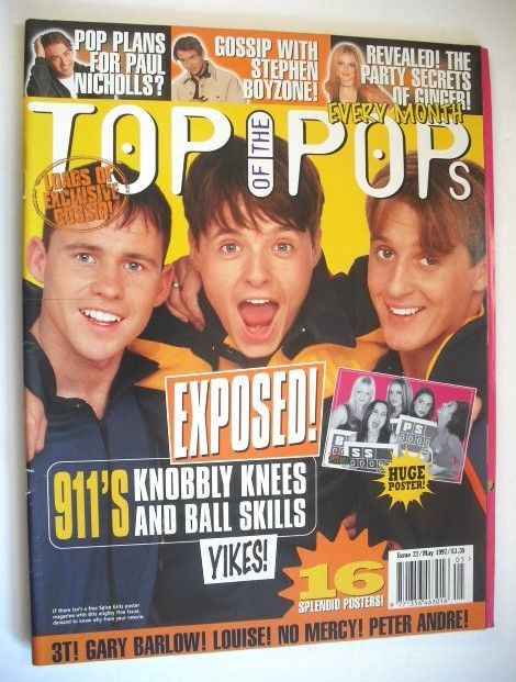 <!--1997-05-->Top Of The Pops magazine - 911 cover (May 1997)