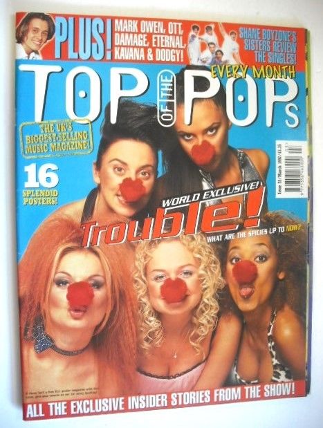 <!--1997-03-->Top Of The Pops magazine - The Spice Girls cover (March 1997)