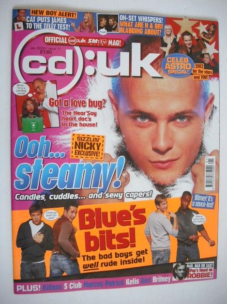cd:uk magazine - Nicky Byrne cover (January 2002)