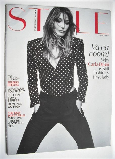 <!--2022-02-27-->Style magazine - Carla Bruni cover (27 February 2022)
