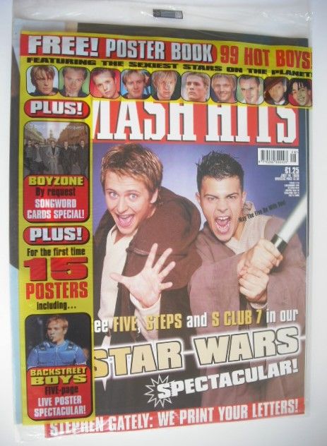 <!--1999-07-14-->Smash Hits magazine - Five cover (14 July 1999)