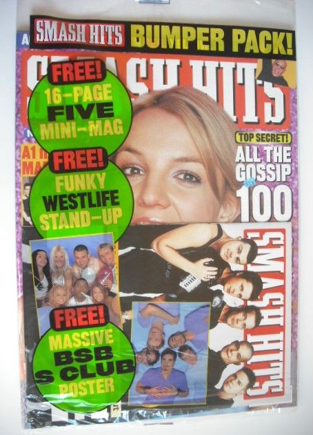 Smash Hits magazine - Britney Spears cover (23 February 2000)