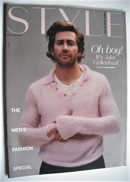 <!--2021-09-26-->Style magazine - Jake Gyllenhaal cover (26 September 2021)