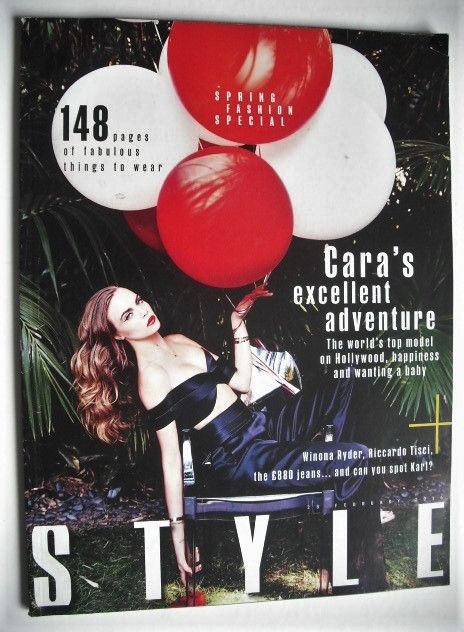 <!--2016-02-28-->Style magazine - Cara Delevingne cover (28 February 2016)