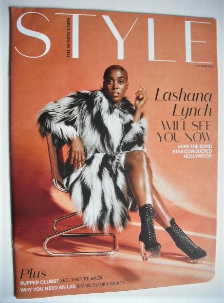 <!--2022-10-02-->Style magazine - Lashana Lynch cover (2 October 2022)
