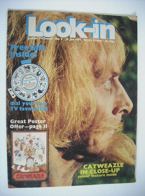 Look In magazine - Catweazle cover (23 January 1971)