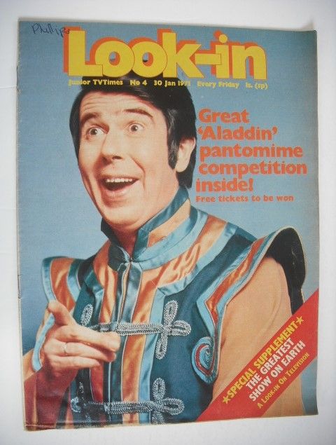 Look In magazine - Leslie Crowther cover (30 January 1971)