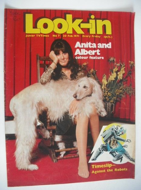 Look In magazine - Anita Harris cover (20 February 1971)
