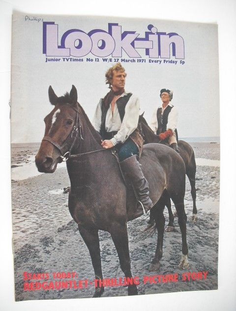 Look In magazine - Redgauntlet cover (27 March 1971)