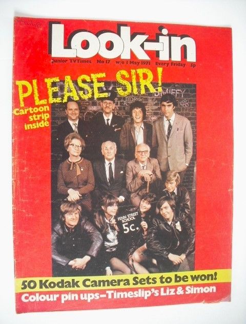 <!--1971-05-01-->Look In magazine - Please Sir! cover (1 May 1971)