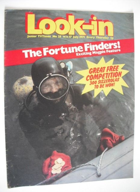 <!--1971-07-17-->Look In magazine - The Fortune Finders cover (17 July 1971