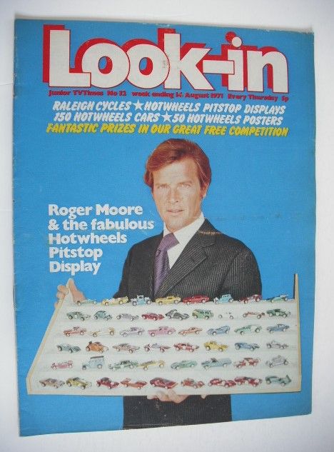 Look In magazine - Roger Moore cover (14 August 1971)