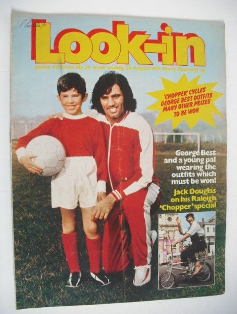 Look In magazine - George Best cover (28 August 1971)
