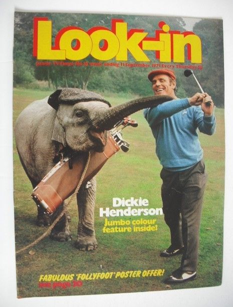 Look In magazine - Dickie Henderson cover (11 September 1971)