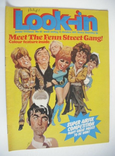 Look In magazine - The Fenn Street Gang cover (23 October 1971)