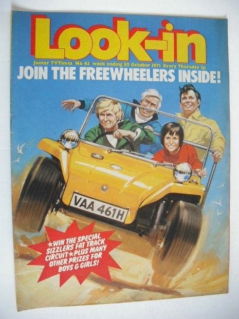 Look In magazine - Freewheelers cover (30 October 1971)