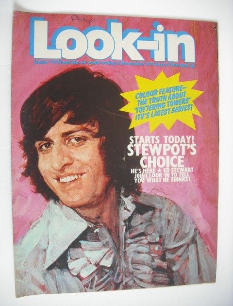 <!--1971-11-06-->Look In magazine - Ed Stewart cover (6 November 1971)