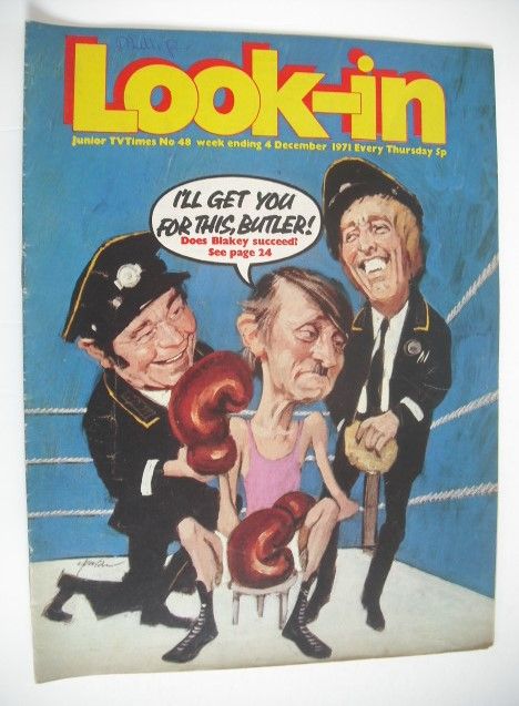 Look In magazine - On The Buses cover (4 December 1971)