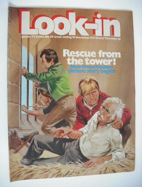 <!--1971-12-18-->Look In magazine - Freewheelers cover (18 December 1971)