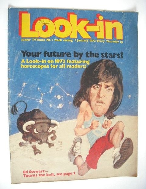 Look In magazine - Ed Stewart cover (1 January 1972)
