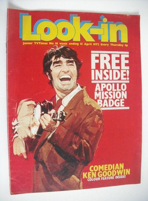 <!--1972-04-15-->Look In magazine - Ken Goodwin cover (15 April 1972)
