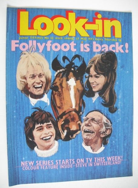 <!--1972-05-27-->Look In magazine - Follyfoot cover (27 May 1972)