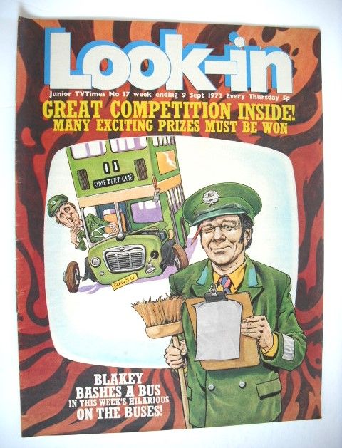 Look In magazine - On The Buses cover (9 September 1972)