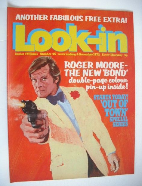 <!--1972-11-04-->Look In magazine - Roger Moore cover (4 November 1972)