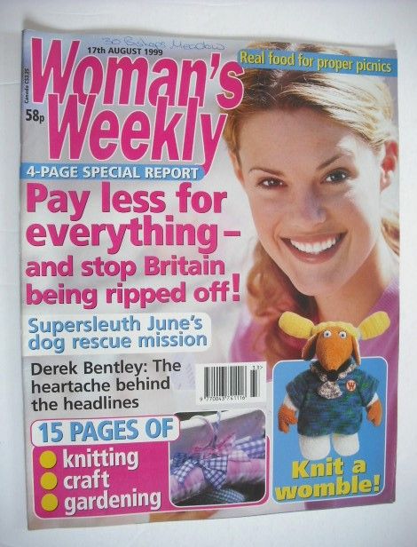 Woman's Weekly magazine (17 August 1999)